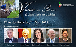 Dîner des Patriotes 2016 à Saint-Ours