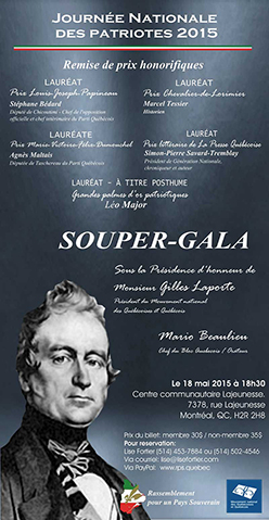 Souper-Gala des Patriotes 2015