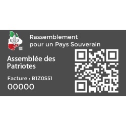 Billet pour l’Assemblée des Patriotes 2025
