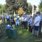 Inhumation des cendres de Gilles Rhéaume