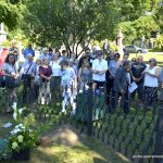 Inhumation des cendres de Gilles Rhéaume