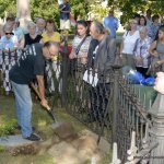 Inhumation des cendres de Gilles Rhéaume