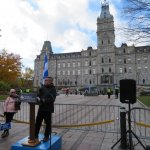 Rassemblement citoyen devant le Parlement du Québec