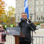 Rassemblement citoyen devant le Parlement du Québec