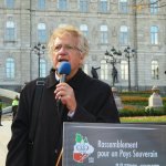 Rassemblement citoyen devant le Parlement du Québec
