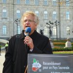 Rassemblement citoyen devant le Parlement du Québec