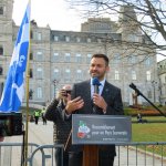 Rassemblement citoyen devant le Parlement du Québec