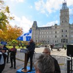 Rassemblement citoyen devant le Parlement du Québec